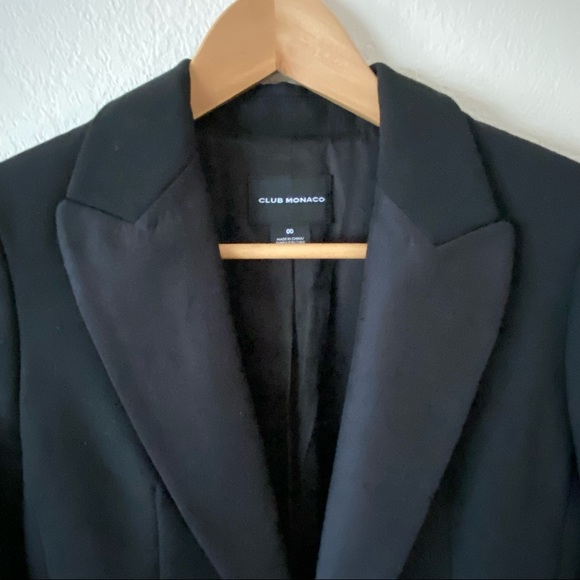 club monaco | black wool blazer - Picture 6 of 11
